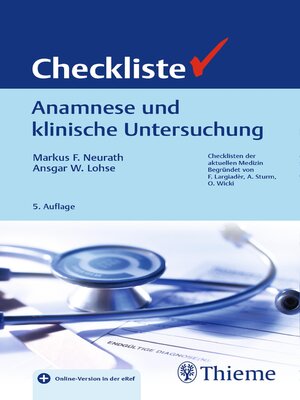 cover image of Checkliste Anamnese und klinische Untersuchung
